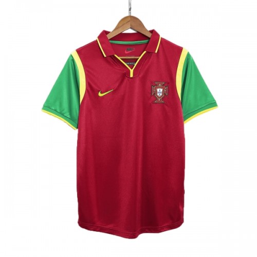 Oficiální Fotbalový Dres Portugalsko Domácí Retro 1998 pro Muži Oficiální Fotbalový Dres Portugalsko Domácí Retro 1998 pro Muži