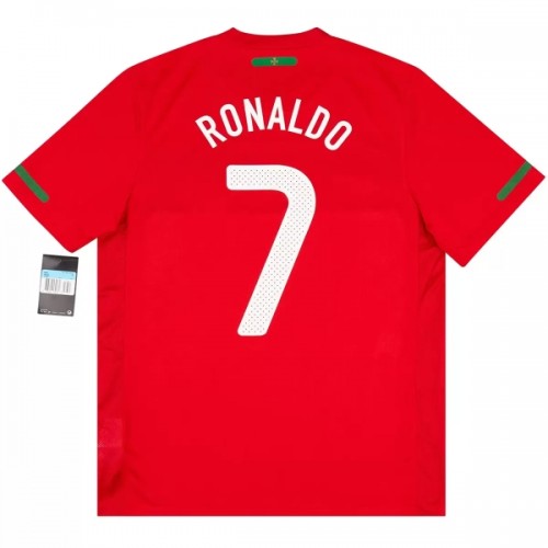 Oficiální Fotbalový Dres Portugalsko Ronaldo 7 2010 Domácí Retro pro Muži Oficiální Fotbalový Dres Portugalsko Ronaldo 7 2010 Domácí Retro pro Muži
