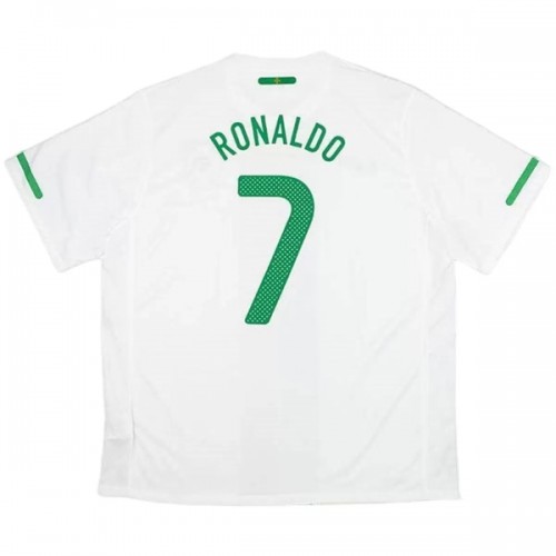 Oficiální Fotbalový Dres Portugalsko Ronaldo 7 2010 Hostující Retro pro Muži Oficiální Fotbalový Dres Portugalsko Ronaldo 7 2010 Hostující Retro pro Muži