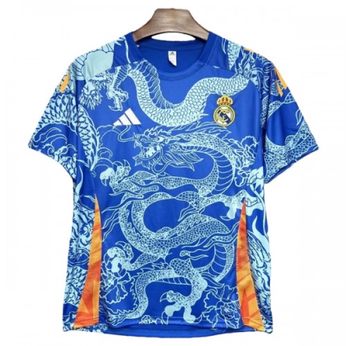 Oficiální Fotbalový Dres Real Madrid Dragon Special 2025-26 Modrá pro Muži Oficiální Fotbalový Dres Real Madrid Dragon Special 2025-26 Modrá pro Muži
