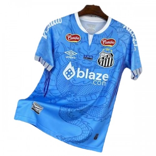 Oficiální Fotbalový Dres Santos FC Dragon 2025-26 Modrá pro Muži Oficiální Fotbalový Dres Santos FC Dragon 2025-26 Modrá pro Muži