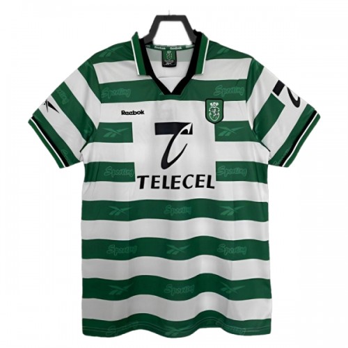 Oficiální Fotbalový Dres Sporting CP 1999-2000 Domácí pro Muži Oficiální Fotbalový Dres Sporting CP 1999-2000 Domácí pro Muži