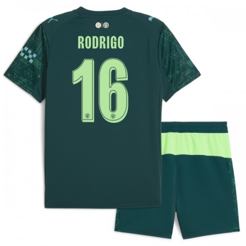 Oficiální Fotbalový Dres Manchester City Rodrigo 16 Čtvrtý EA Sport 2025-26 pro Děti Oficiální Fotbalový Dres Manchester City Rodrigo 16 Čtvrtý EA Sport 2025-26 pro Děti