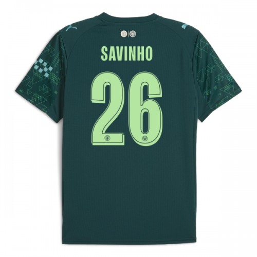 Oficiální Fotbalový Dres Manchester City Savinho 26 Čtvrtý EA Sport 2025-26 pro Muži Oficiální Fotbalový Dres Manchester City Savinho 26 Čtvrtý EA Sport 2025-26 pro Muži