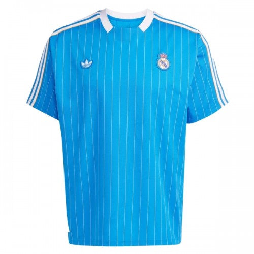 Oficiální Fotbalový Dres Real Madrid Terrace Icons 2025-26 Modrá pro Muži Oficiální Fotbalový Dres Real Madrid Terrace Icons 2025-26 Modrá pro Muži