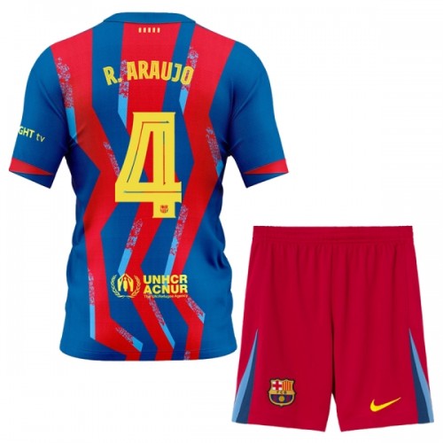Oficiální Fotbalový Dres FC Barcelona R. Araujo 4 Čtvrtý 2025-26 pro Děti Oficiální Fotbalový Dres FC Barcelona R. Araujo 4 Čtvrtý 2025-26 pro Děti