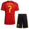 Oficiální Fotbalový Dres Belgie De Bruyne 7 Domácí MS 2026 pro Děti