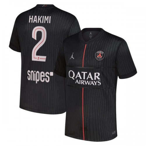 Oficiální Fotbalový Dres Paris Saint-Germain Hakimi 2 Čtvrtý Jordan 2025-26 pro Muži Oficiální Fotbalový Dres Paris Saint-Germain Hakimi 2 Čtvrtý Jordan 2025-26 pro Muži