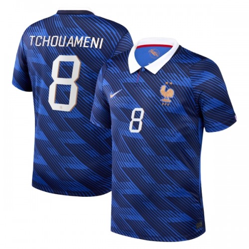 Oficiální Fotbalový Dres Francie Tchouameni 8 Domácí MS 2026 pro Muži Oficiální Fotbalový Dres Francie Tchouameni 8 Domácí MS 2026 pro Muži
