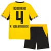 Oficiální Fotbalový Dres Borussia Dortmund N. Schlotterbeck 4 Domácí 2026-27 pro Děti Oficiální Fotbalový Dres Borussia Dortmund N. Schlotterbeck 4 Domácí 2026-27 pro Děti