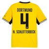 Oficiální Fotbalový Dres Borussia Dortmund N. Schlotterbeck 4 Domácí 2026-27 pro Muži Oficiální Fotbalový Dres Borussia Dortmund N. Schlotterbeck 4 Domácí 2026-27 pro Muži