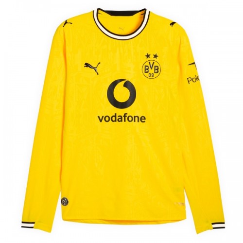 Oficiální Fotbalový Dres s Dlouhý Rukáv Borussia Dortmund Domácí 2026-27 pro Muži Oficiální Fotbalový Dres s Dlouhý Rukáv Borussia Dortmund Domácí 2026-27 pro Muži