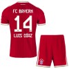Oficiální Fotbalový Dres FC Bayern Mnichov Luis Diaz 14 Domácí 2026-27 pro Děti Oficiální Fotbalový Dres FC Bayern Mnichov Luis Diaz 14 Domácí 2026-27 pro Děti