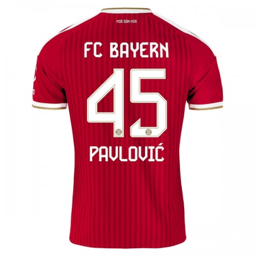 Oficiální Fotbalový Dres FC Bayern Mnichov Pavlovic 45 Domácí 2026-27 pro Muži Oficiální Fotbalový Dres FC Bayern Mnichov Pavlovic 45 Domácí 2026-27 pro Muži