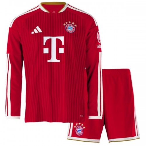 Oficiální Fotbalový Dres s Dlouhý Rukáv FC Bayern Mnichov Domácí 2026-27 pro Děti Oficiální Fotbalový Dres s Dlouhý Rukáv FC Bayern Mnichov Domácí 2026-27 pro Děti