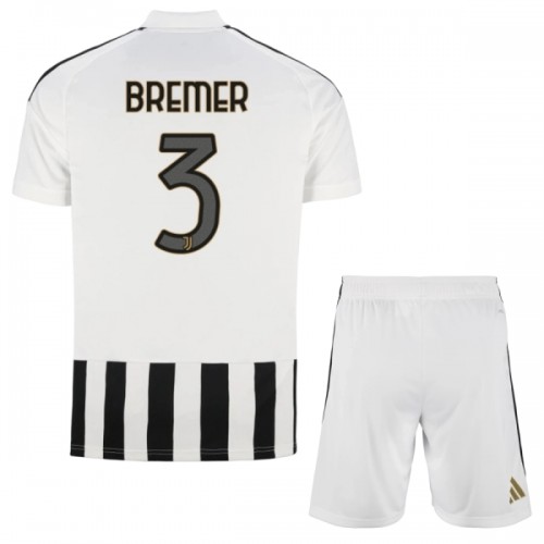 Oficiální Fotbalový Dres Juventus Bremer 3 Domácí 2026-27 pro Děti Oficiální Fotbalový Dres Juventus Bremer 3 Domácí 2026-27 pro Děti