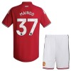 Oficiální Fotbalový Dres Manchester United Mainoo 37 Domácí 2026-27 pro Děti