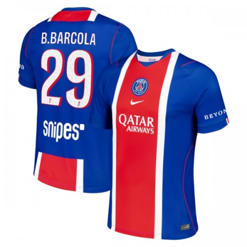 Oficiální Fotbalový Dres Paris Saint-Germain Bradley Barcola 29 Domácí 2026-27 pro Muži Oficiální Fotbalový Dres Paris Saint-Germain Bradley Barcola 29 Domácí 2026-27 pro Muži