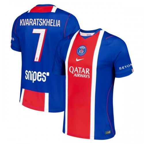 Oficiální Fotbalový Dres Paris Saint-Germain Kvaratskhelia 7 Domácí 2026-27 pro Muži Oficiální Fotbalový Dres Paris Saint-Germain Kvaratskhelia 7 Domácí 2026-27 pro Muži