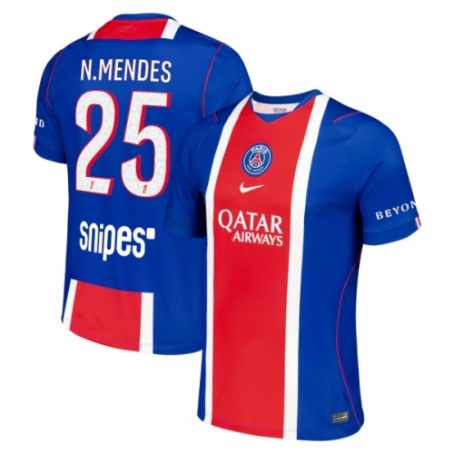 Oficiální Fotbalový Dres Paris Saint-Germain Nuno Mendes 25 Domácí 2026-27 pro Muži Oficiální Fotbalový Dres Paris Saint-Germain Nuno Mendes 25 Domácí 2026-27 pro Muži