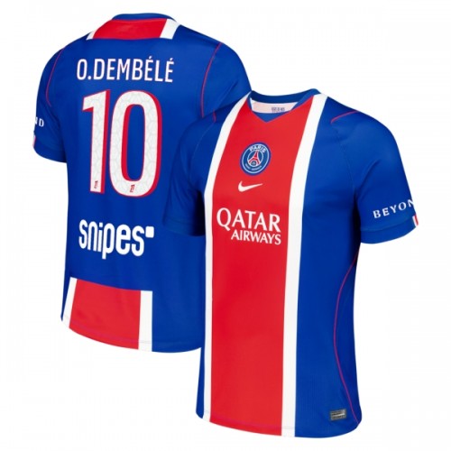 Oficiální Fotbalový Dres Paris Saint-Germain O. Dembele 10 Domácí 2026-27 pro Muži Oficiální Fotbalový Dres Paris Saint-Germain O. Dembele 10 Domácí 2026-27 pro Muži