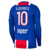 Oficiální Fotbalový Dres s Dlouhý Rukáv Paris Saint-Germain O. Dembele 10 Domácí 2026-27 pro Muži