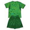 Oficiální Fotbalový Dres Brankářské Brazílie Domácí MS 2026 Zelená pro Děti