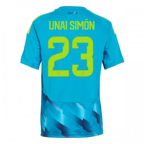 Oficiální Fotbalový Dres Brankářské Španělsko Unai Simon 23 MS 2026 pro Muži Oficiální Fotbalový Dres Brankářské Španělsko Unai Simon 23 MS 2026 pro Muži