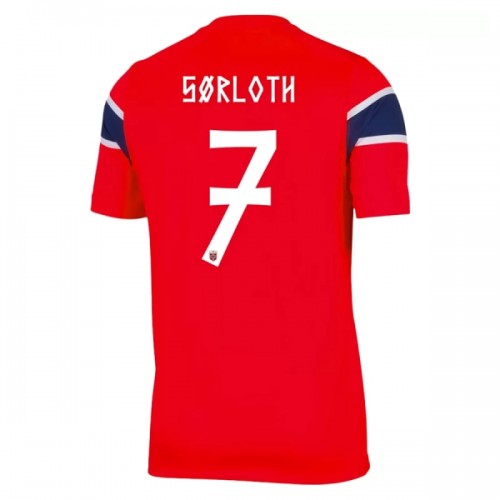 Oficiální Fotbalový Dres Norsko Sorloth 7 Domácí MS 2026 pro Muži Oficiální Fotbalový Dres Norsko Sorloth 7 Domácí MS 2026 pro Muži