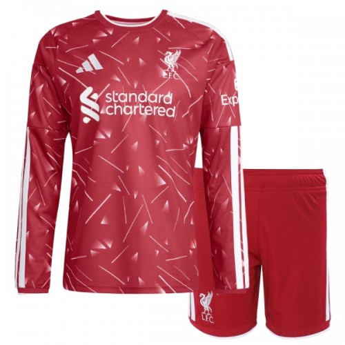 Oficiální Fotbalový Dres s Dlouhý Rukáv Liverpool Domácí 2026-27 pro Děti Oficiální Fotbalový Dres s Dlouhý Rukáv Liverpool Domácí 2026-27 pro Děti