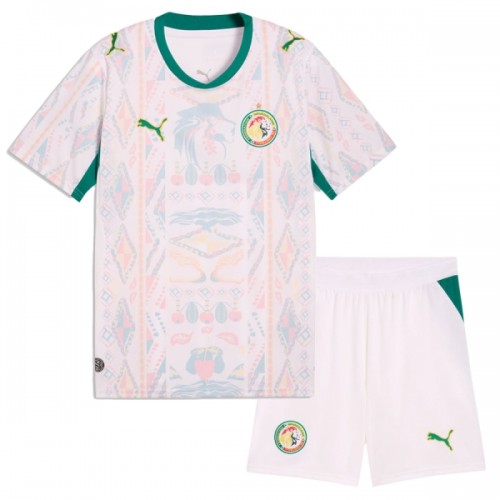 Oficiální Fotbalový Dres Senegal Domácí MS 2026 pro Děti Oficiální Fotbalový Dres Senegal Domácí MS 2026 pro Děti