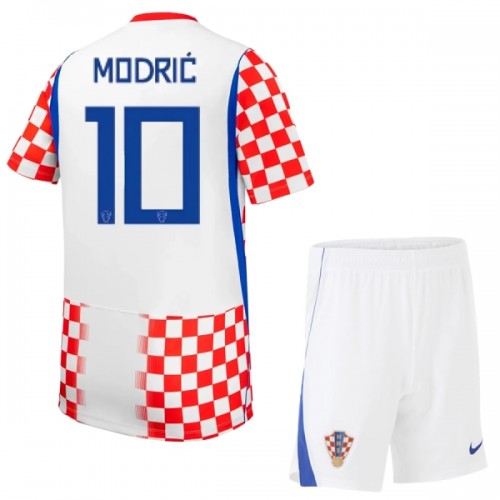 Oficiální Fotbalový Dres Chorvatsko Modrić 10 Domácí MS 2026 pro Děti Oficiální Fotbalový Dres Chorvatsko Modrić 10 Domácí MS 2026 pro Děti