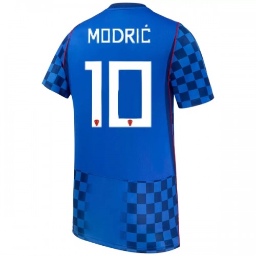 Oficiální Fotbalový Dres Chorvatsko Modrić 10 Hostující MS 2026 pro Muži Oficiální Fotbalový Dres Chorvatsko Modrić 10 Hostující MS 2026 pro Muži