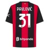 Oficiální Fotbalový Dres AC Milán Pavlovic 31 Domácí 2026-27 pro Muži