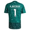 Oficiální Fotbalový Dres Brankářské Liverpool A. Becker 1 Domácí 2026-27 Zelená pro Děti