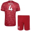 Oficiální Fotbalový Dres Liverpool Virgil 4 Domácí 2026-27 pro Děti