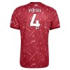 Oficiální Fotbalový Dres Liverpool Virgil 4 Domácí 2026-27 pro Děti