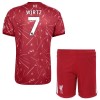 Oficiální Fotbalový Dres Liverpool Wirtz 7 Domácí 2026-27 pro Děti