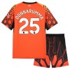 Oficiální Fotbalový Dres Brankářské Manchester City Donnarumma 25 Třetí 2026-27 Oranžový pro Děti