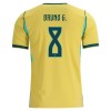 Oficiální Fotbalový Dres Brazílie Bruno Guimaraes 8 Domácí MS 2026 pro Muži Oficiální Fotbalový Dres Brazílie Bruno Guimaraes 8 Domácí MS 2026 pro Muži