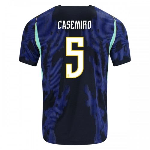 Oficiální Fotbalový Dres Brazílie Casemiro 5 Hostující MS 2026 pro Muži Oficiální Fotbalový Dres Brazílie Casemiro 5 Hostující MS 2026 pro Muži