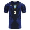 Oficiální Fotbalový Dres Brazílie Casemiro 5 Hostující MS 2026 pro Muži