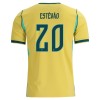 Oficiální Fotbalový Dres Brazílie Estevao 20 Domácí MS 2026 pro Muži
