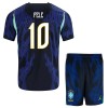 Oficiální Fotbalový Dres Brazílie Pele 10 Hostující MS 2026 pro Děti Oficiální Fotbalový Dres Brazílie Pele 10 Hostující MS 2026 pro Děti