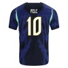 Oficiální Fotbalový Dres Brazílie Pele 10 Hostující MS 2026 pro Děti