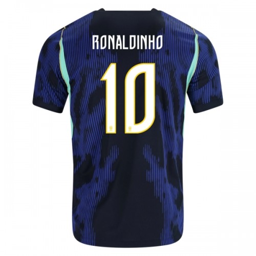 Oficiální Fotbalový Dres Brazílie Ronaldinho 10 Hostující MS 2026 pro Muži Oficiální Fotbalový Dres Brazílie Ronaldinho 10 Hostující MS 2026 pro Muži
