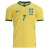 Oficiální Fotbalový Dres Brazílie Vini JR. 7 Domácí MS 2026 pro Děti