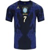 Oficiální Fotbalový Dres Brazílie Vini JR. 7 Hostující MS 2026 pro Děti
