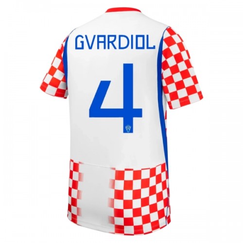 Oficiální Fotbalový Dres Chorvatsko Gvardiol 4 Domácí MS 2026 pro Muži Oficiální Fotbalový Dres Chorvatsko Gvardiol 4 Domácí MS 2026 pro Muži