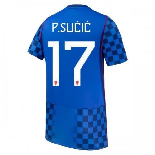 Oficiální Fotbalový Dres Chorvatsko P. Sucic 17 Hostující MS 2026 pro Muži Oficiální Fotbalový Dres Chorvatsko P. Sucic 17 Hostující MS 2026 pro Muži